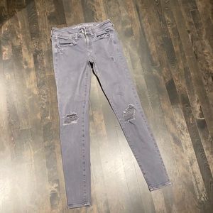 Grey jeans from American Eagle